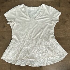 Altar’d State beige short sleeve top